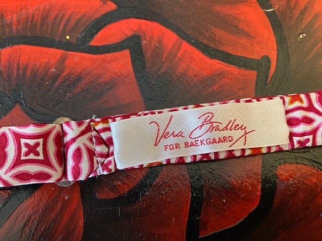 Silk Funky Mod Pink/Red Bradley Bow Tie NWT