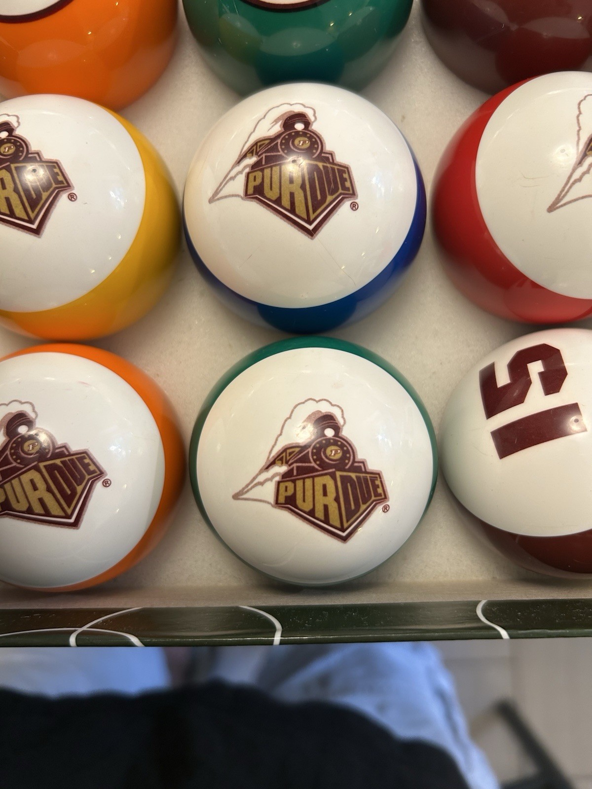 Purdue Boilermaker Pool Ball 14 Ball