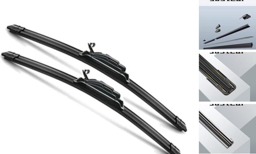 26" and 18" Windshield Wipers Blades, OEM Quality Premium All-Seasons Wiper