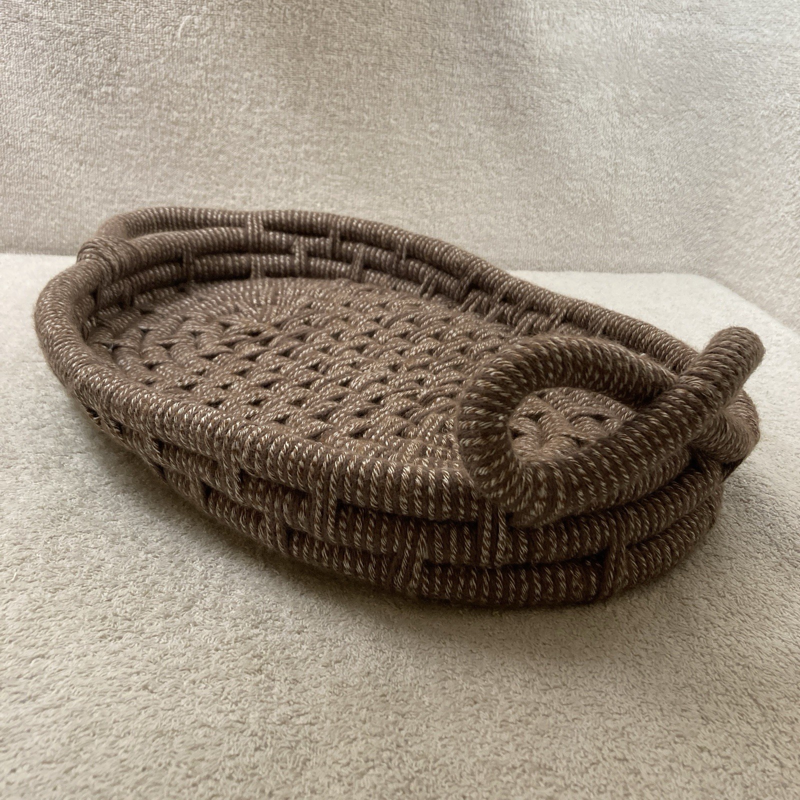 Handmade Coiled Oval Tray