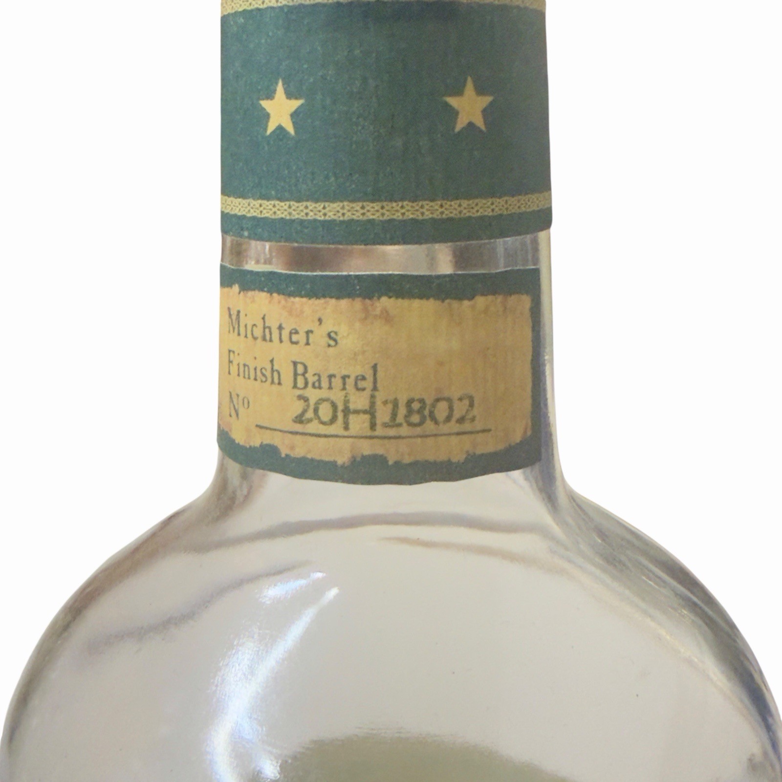 Michters Toasted Barrel Rye Empty Bottle 2020 Special Release