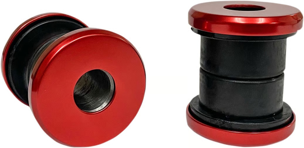 Pro-One Performance Handlebar Riser Damper Kit - Red Anodized Motorcycle 103070R