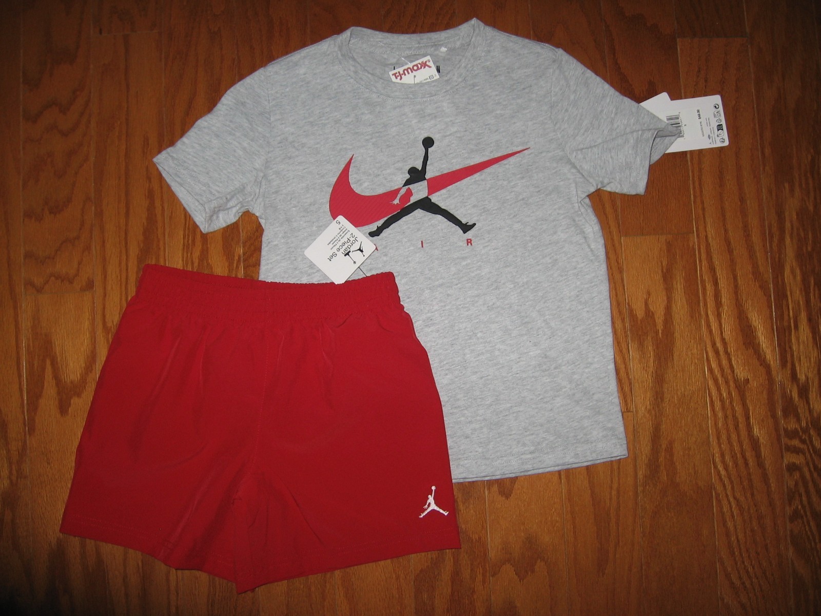 NIKE AIR JORDAN JUMPMAN Shirt & Shorts 2 Pc Set Size 5/6/7  NWT