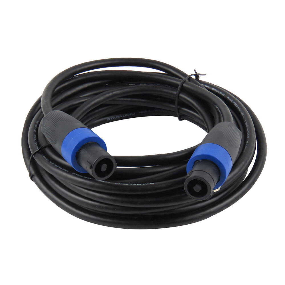 25ft Studio Speakon Male Cable to Speaker Speakon Male Speakon Cable for Audio