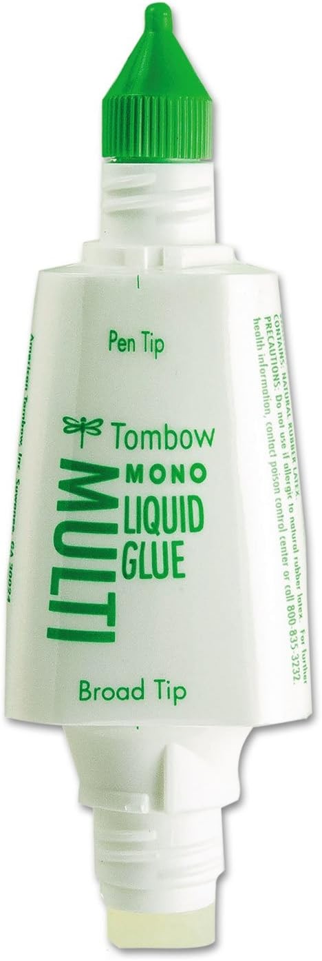 Tombow 52190 Mono Multi Liquid Glue, 0.88 oz, Bottle Each, ash