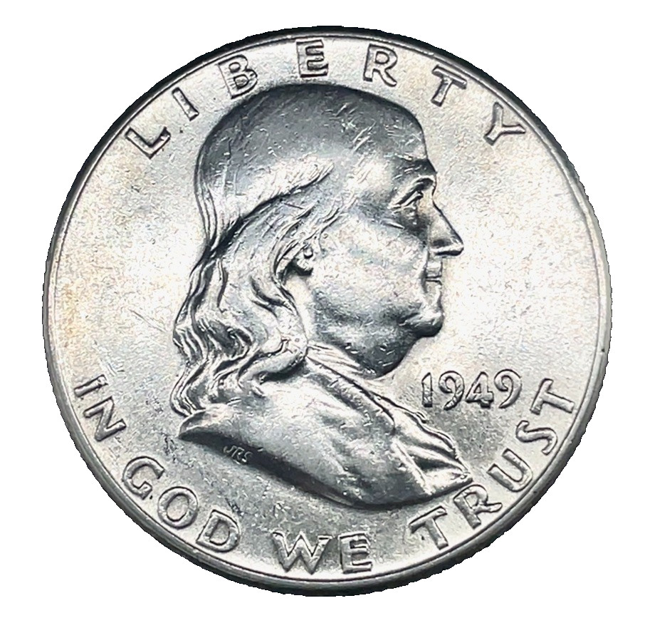 1949 Franklin 50c Half Dollar FS-401 Bugs Bunny 90% Silver Coin #63