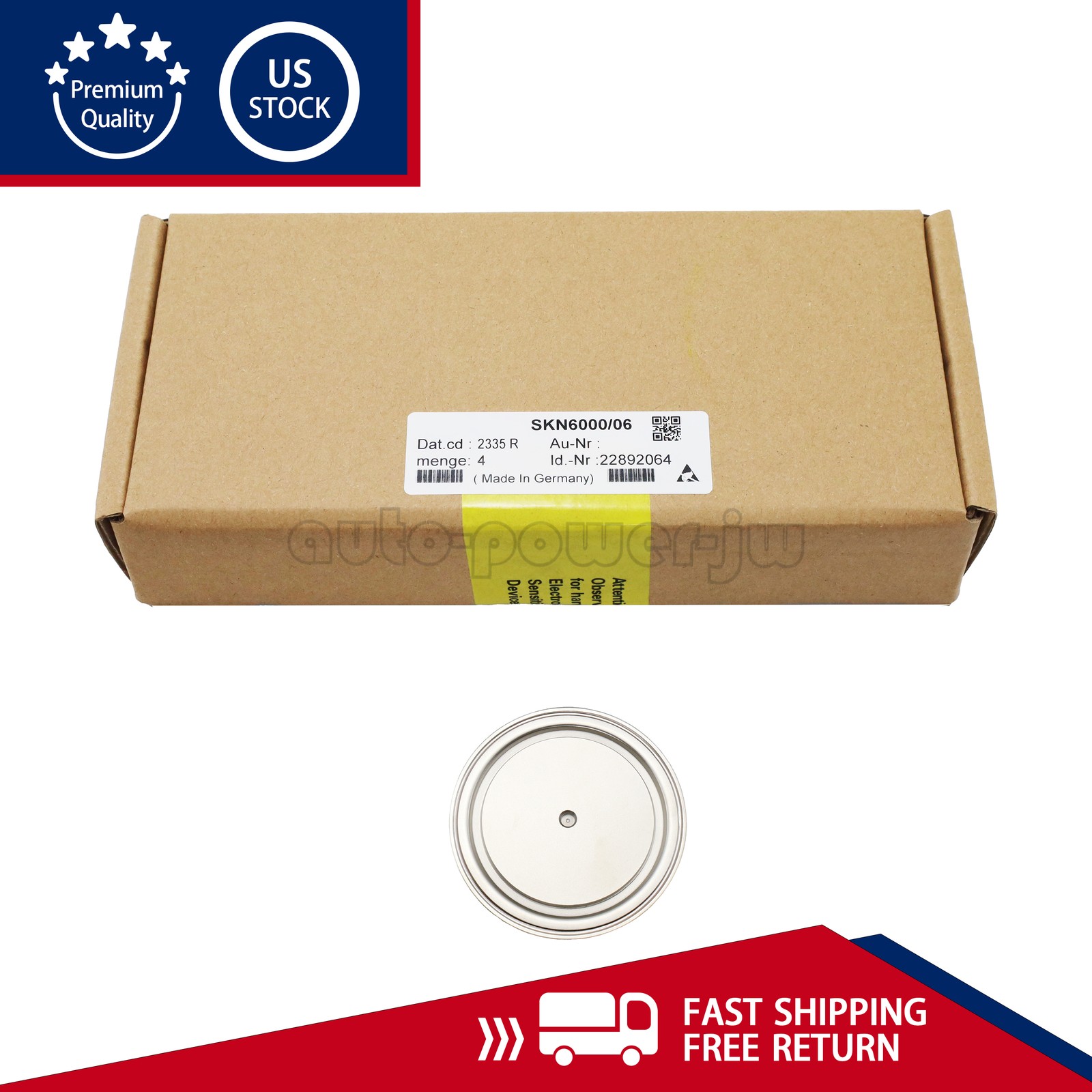 Disk Diode Module SKN6000/06 For Semikron VF1.15V 14KA US
