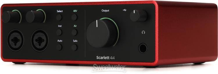 Focusrite Scarlett 4i4 4th Gen USB Audio Interface