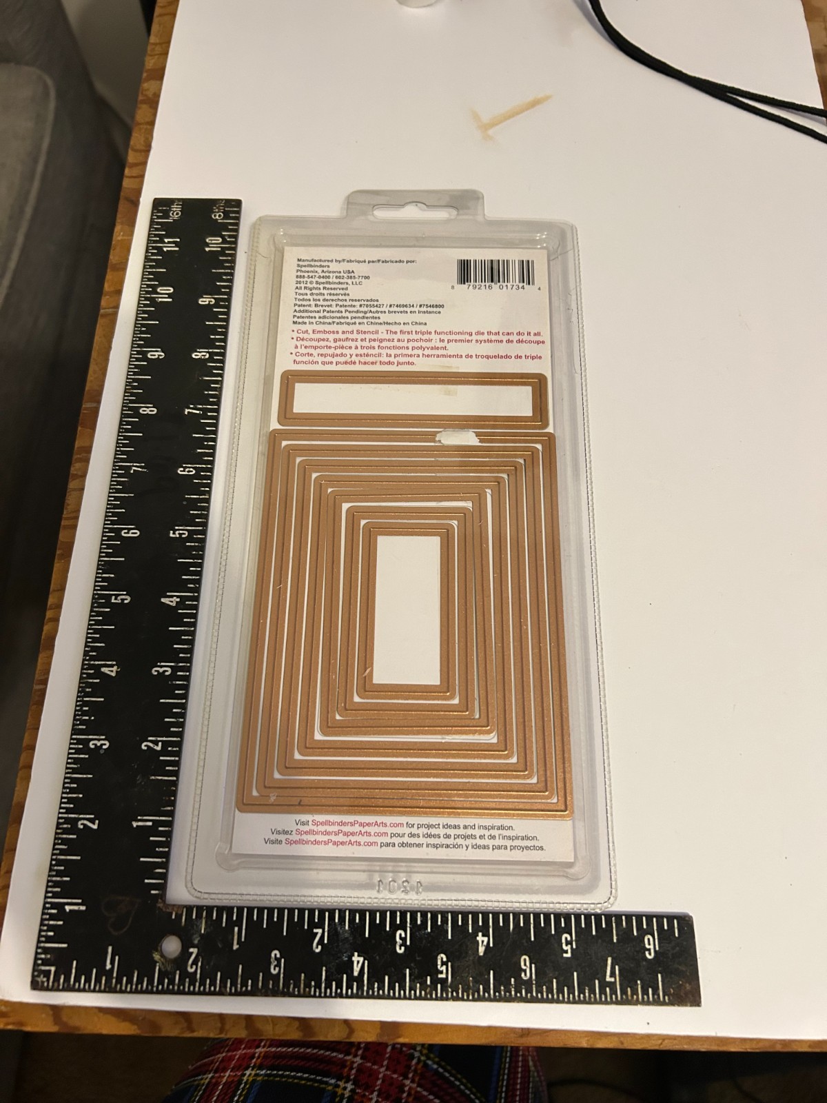 Spellbinders Nestabilities "A2 Matting Basics A" Cut Emboss Stencil Die New