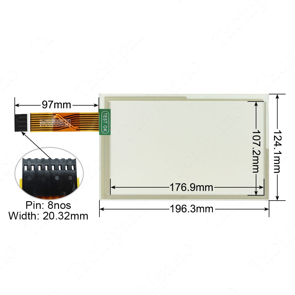 Touch Screen for Trimble #83651-XX-SP Rev A Touch Panel Glass