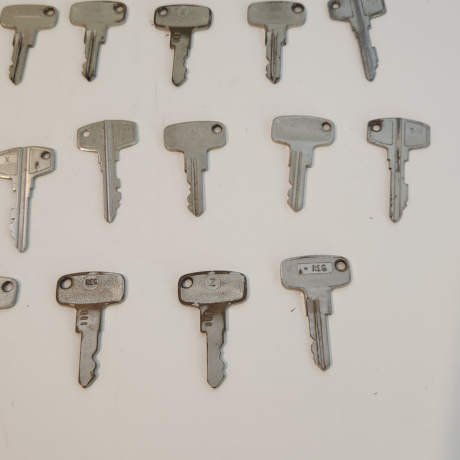 Silver Oval Key Lot of 23