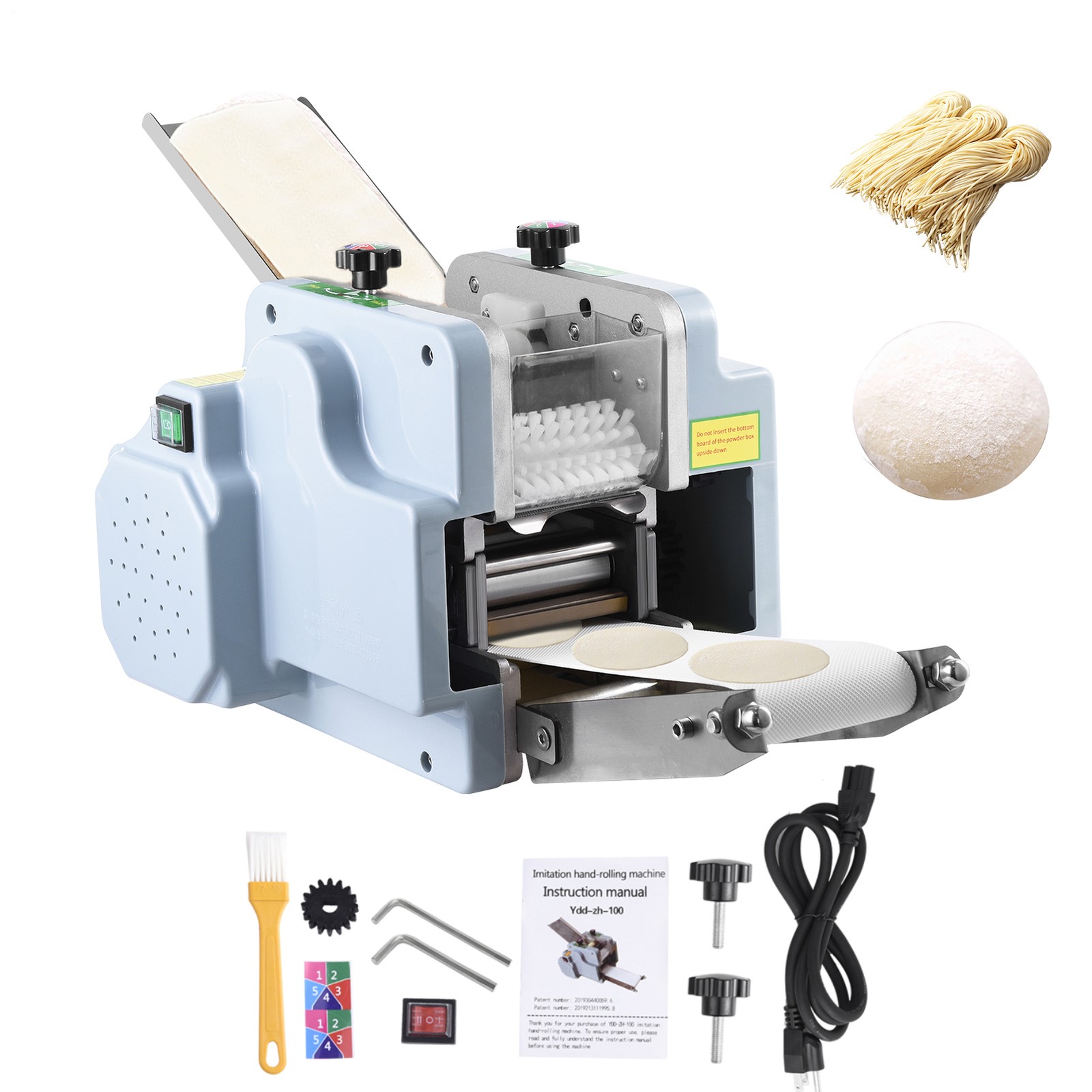 110V Automatic Dumpling Skin Machine Dumpling Wrapper Maker 50-60 Pieces/Min
