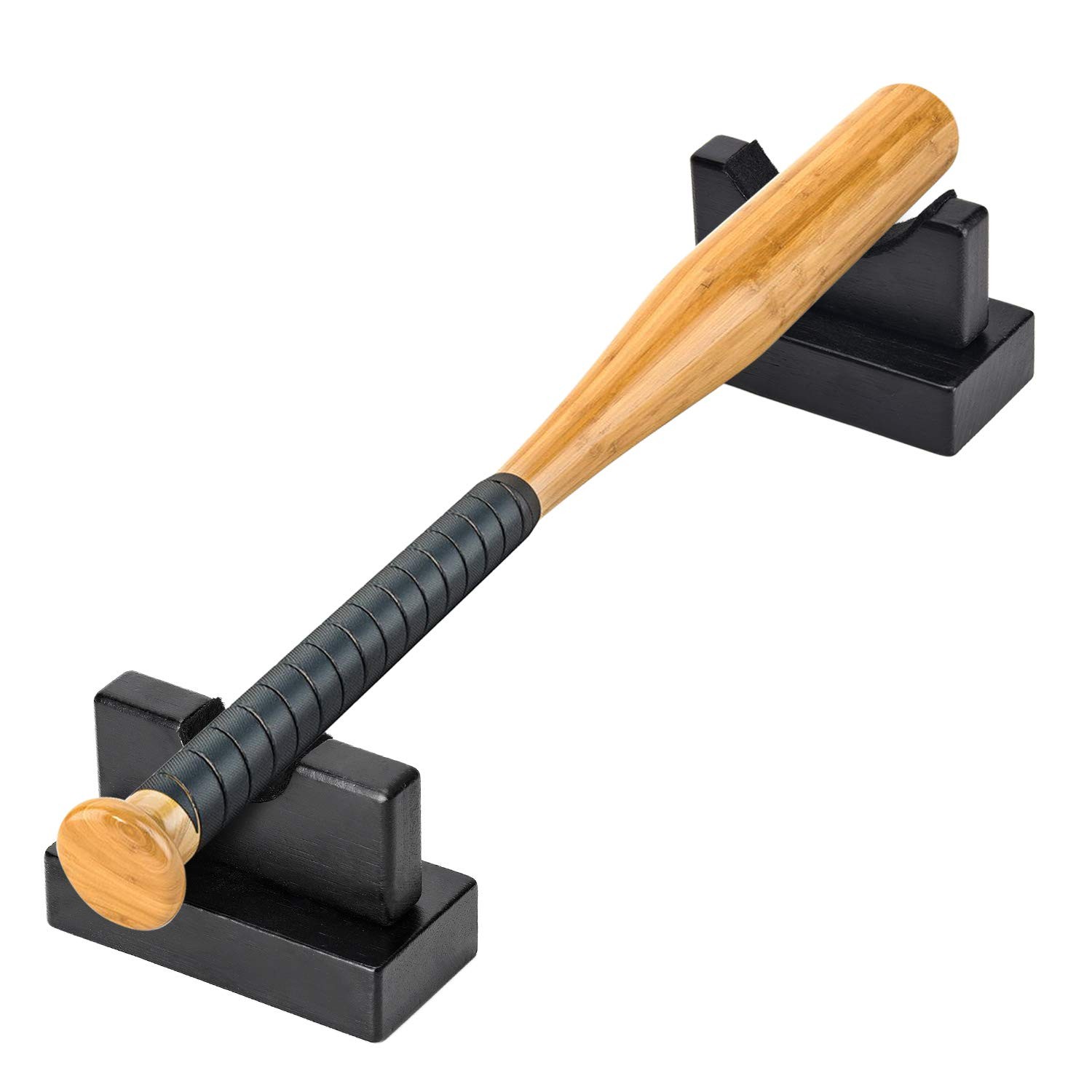 TOBWOLF 2PCS Baseball Bat Display Case Sturdy Baseball Bat Stand Baseball Bat