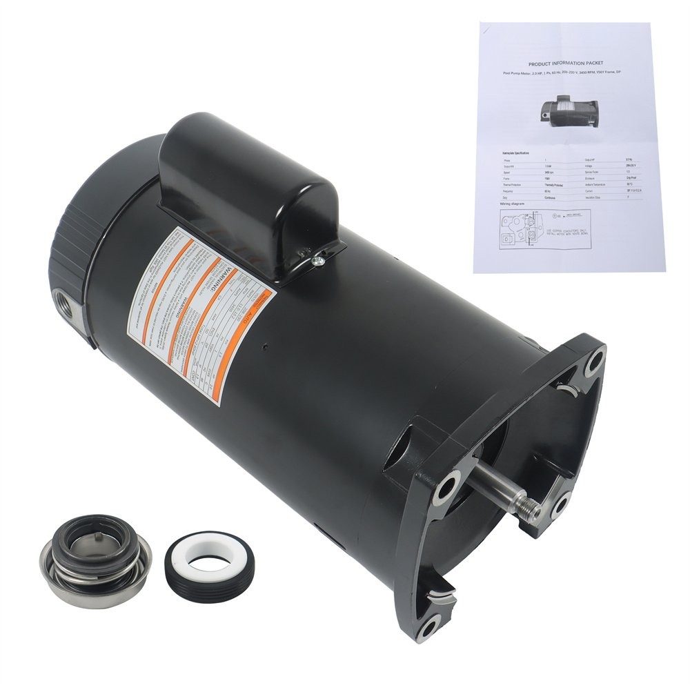 B2843 2 HP Y56Y Frame Single Speed Replacement Pool Pump Motor For Century