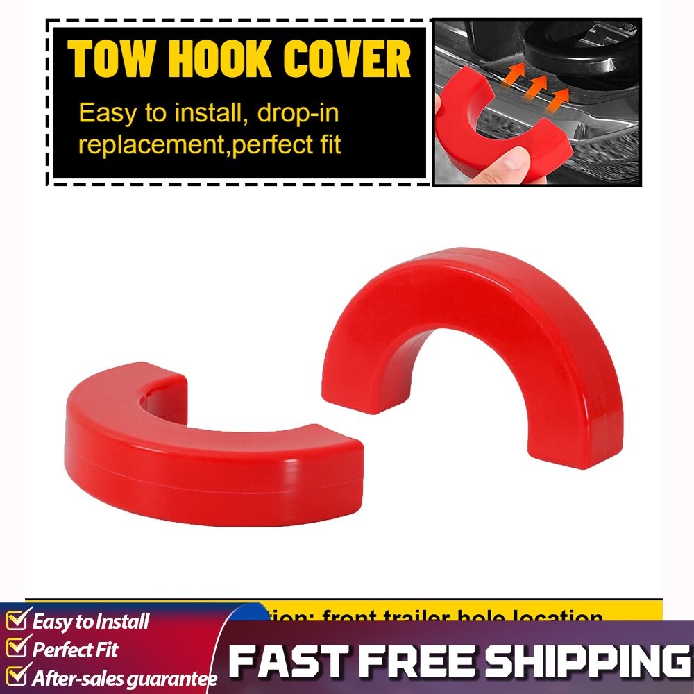 Car Front Tow Bumper Hook Hole Eye Cover Cap For 2007-2024 Chevy Silverado 1500