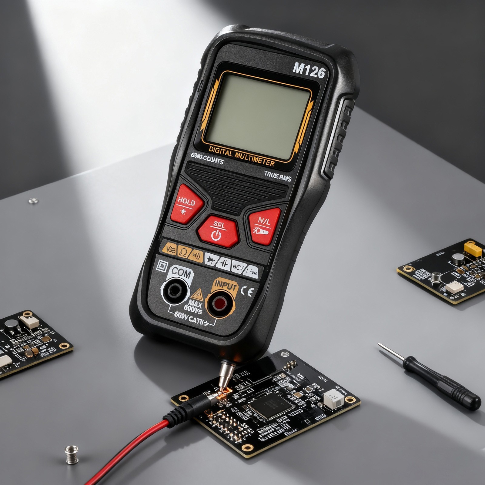 Automatic Range Digital Multimeter for Accurate Electrical Measurements