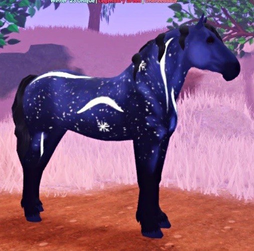 Friesian Horse V1 Fawny Stallion Winter Limited Legacy Roblox Wild Horse Islands