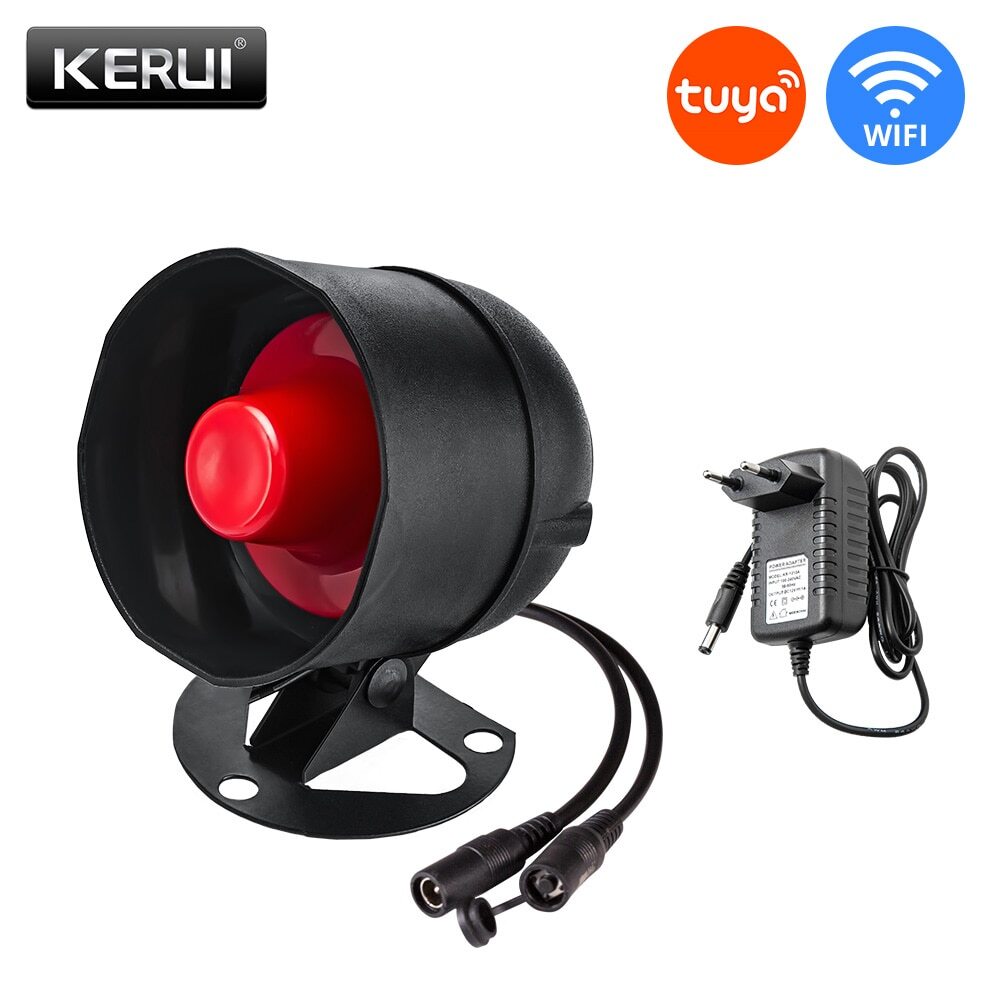 110dB WiFi Smart Home Security Alarm Kit Door Window Sensor System Alexa