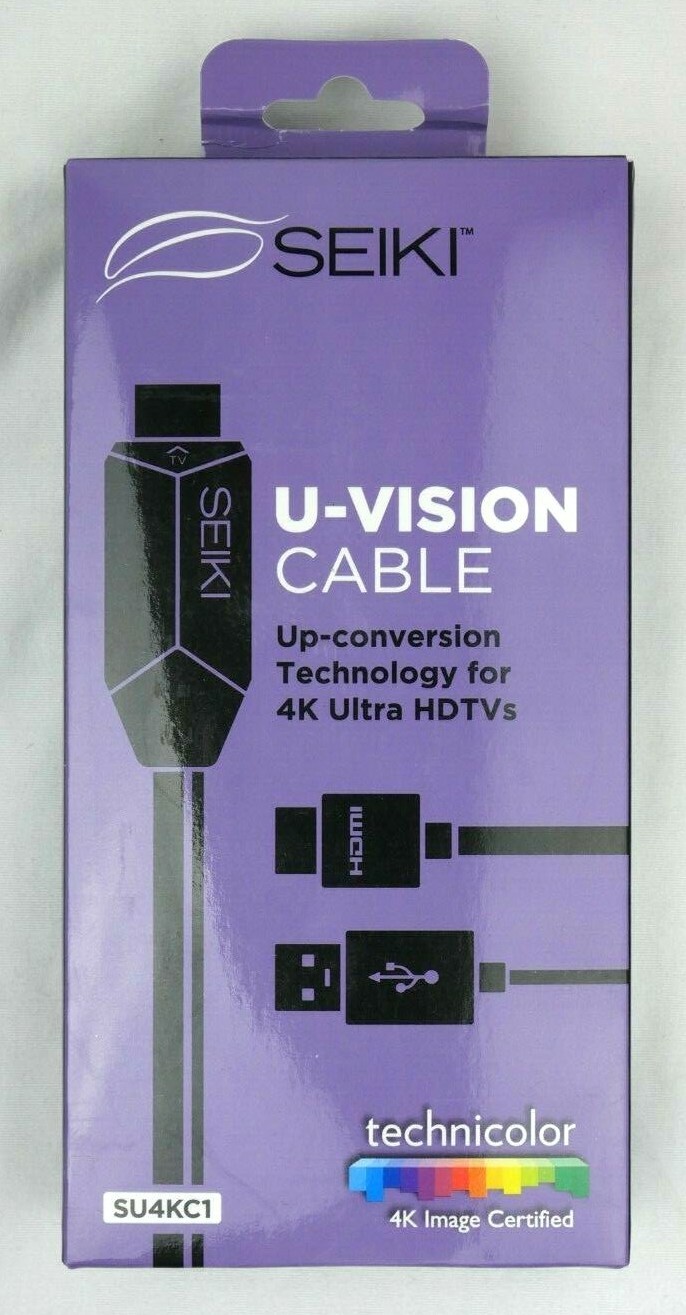 HDMI Seiki SU4KC1 U-Vision Up Converting 4K UHD VR PlayStation Virtual Reality