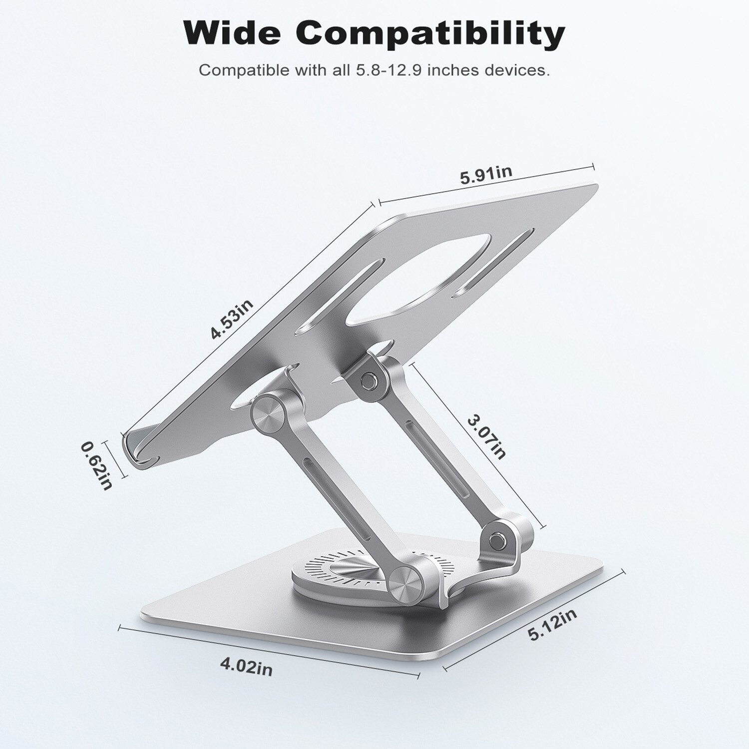 360° Swivel Rotation Cellphone Holder Tablet Desktop Stand Mount For iPhone iPad