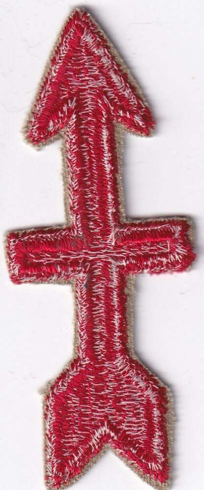 32nd Infantry Division patch "Red Arrows" US Army real WWII make