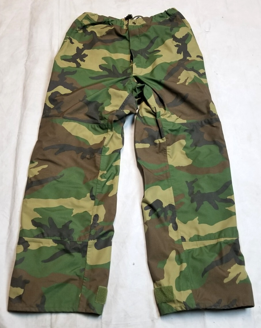 US Military Army ECWCS Cold Weather WOODLAND Camo GORETEX PANTS Trousers - VGC