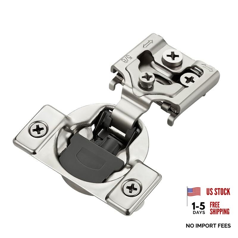 HOME EDIT Pack 25 Pairs Soft Close Cabinet Hinges for 5/8 inch Overlay 50