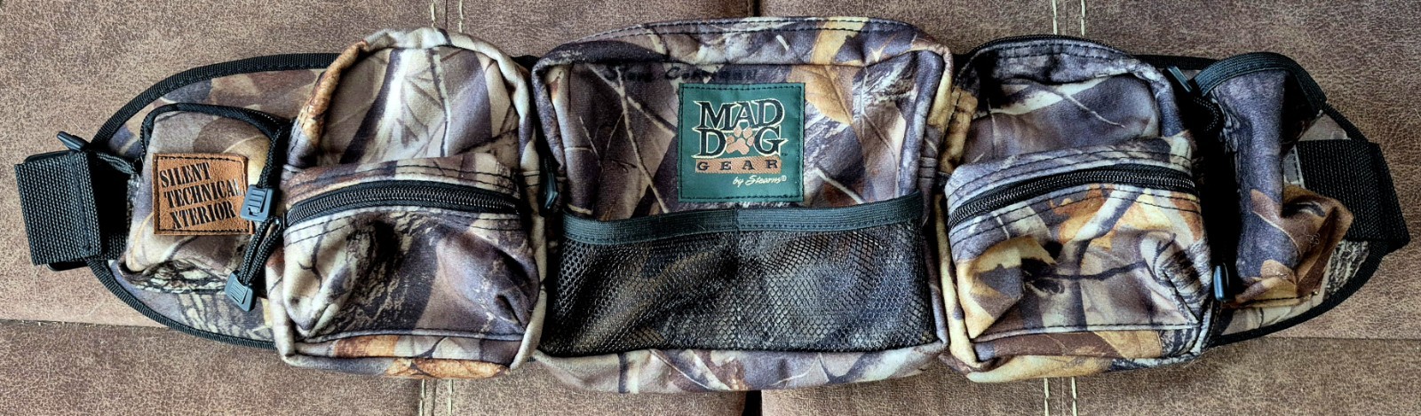 Stearns Mad Dog Gear 7 Pocket Camo Fanny Pack Waist Bag Hunt Fish Camp
