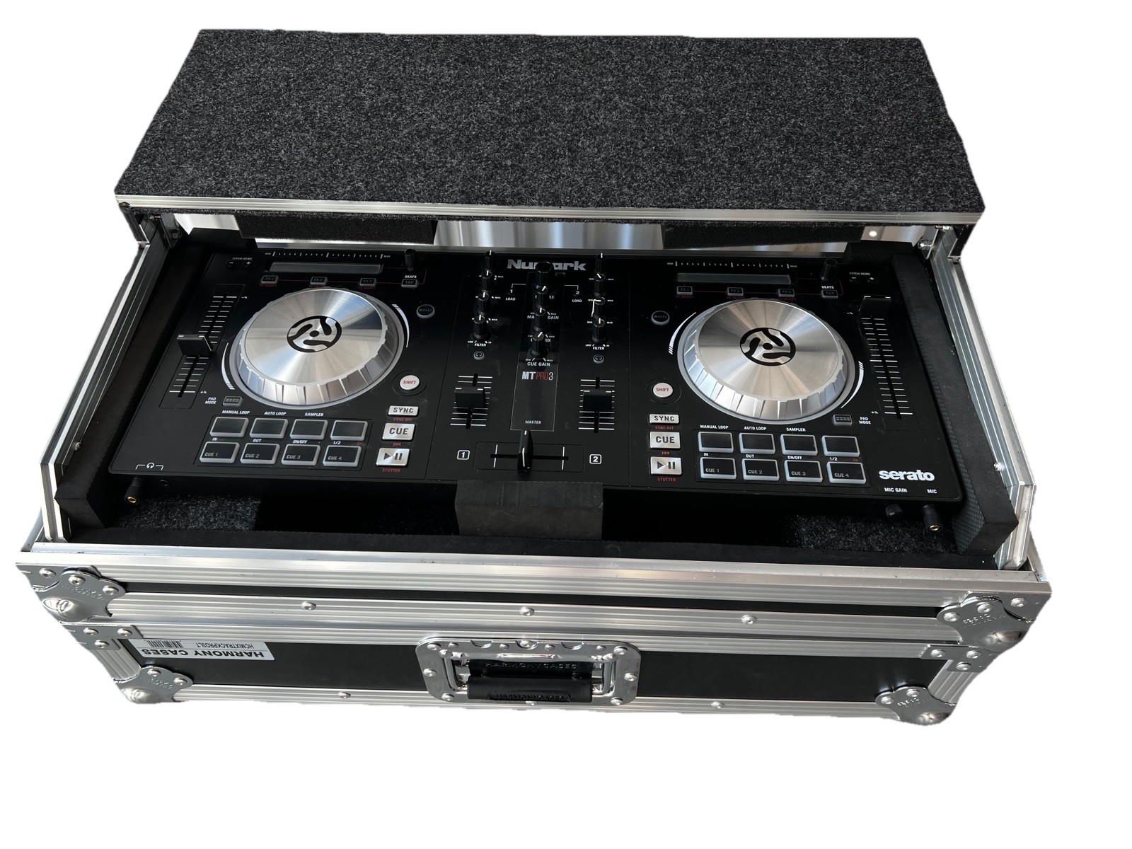 Numark Mixtrack Pro 3 Controller with Cord in Harmony Fitted Flight Case