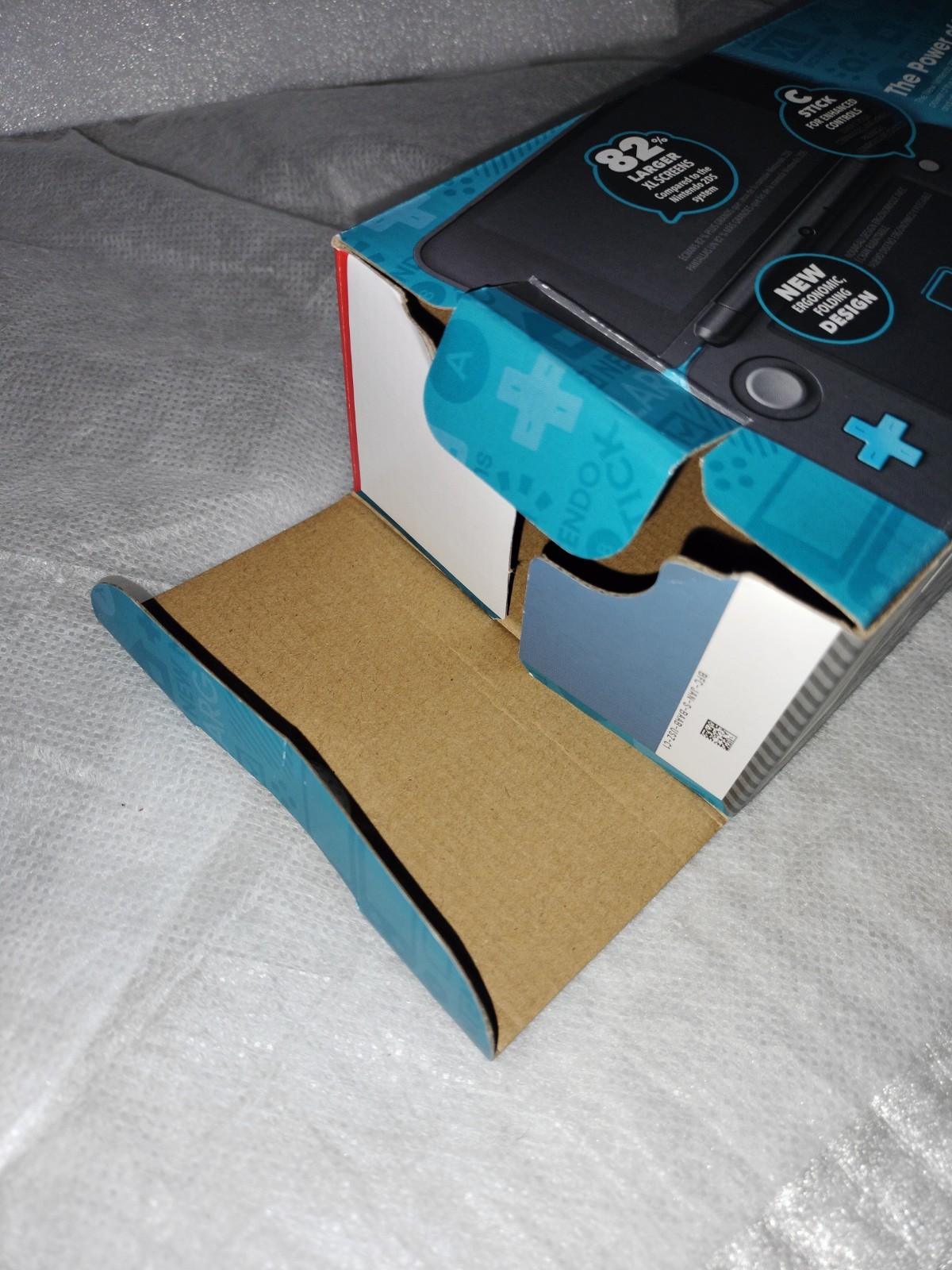 "New" Nintendo 2ds XL Console (Box Only) - Black/Turquoise Variant Box Only.