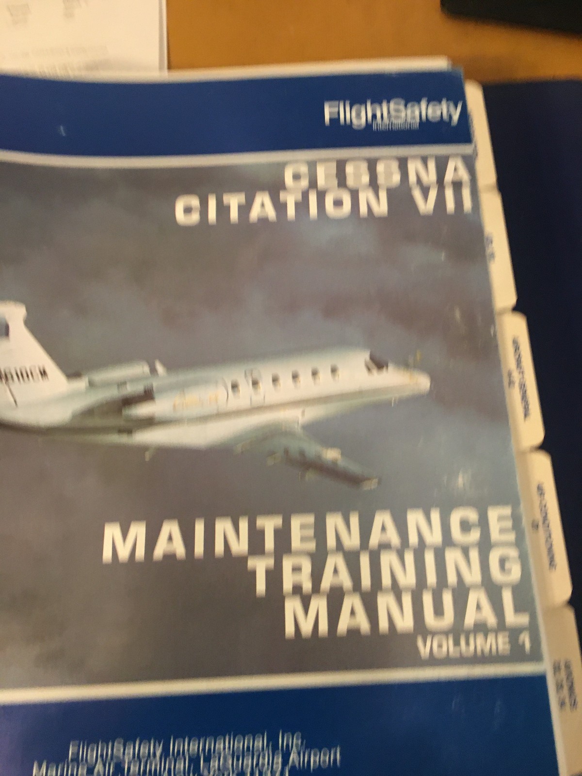 Citation VII Maintenance Training Manuals, a 2 vol. set
