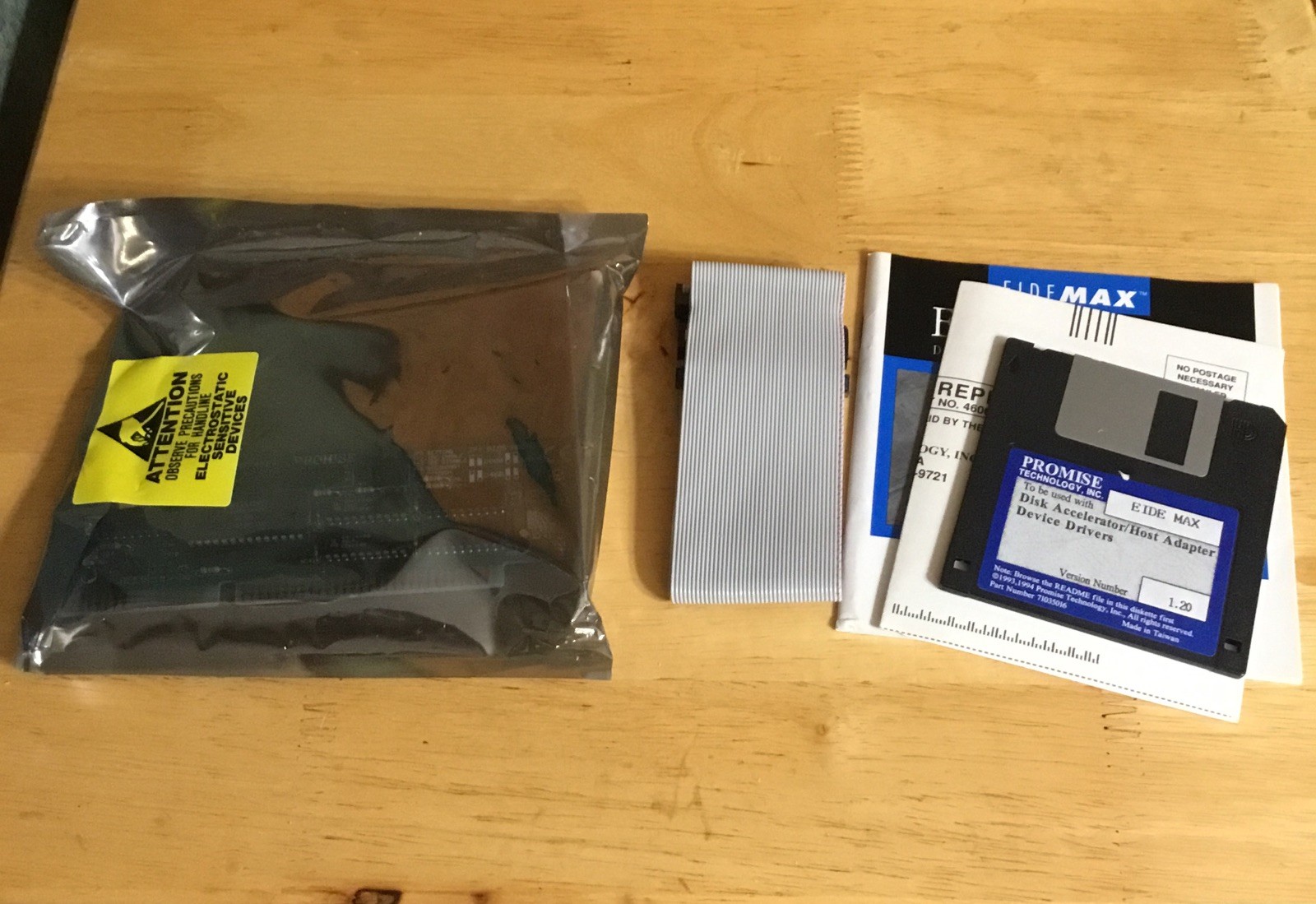Promise Technology IDE HDD/CDROM Controller 16bit ISA