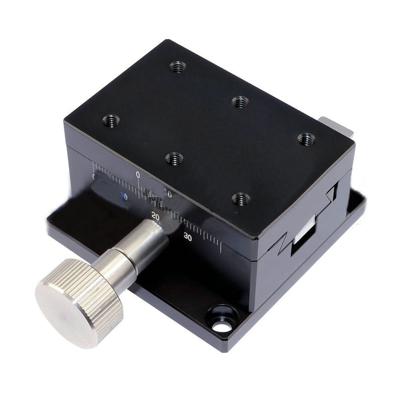 X Axis 4060 Dovetail Manual Trimming Platform Gear Sliding Stage Table 40*60mm