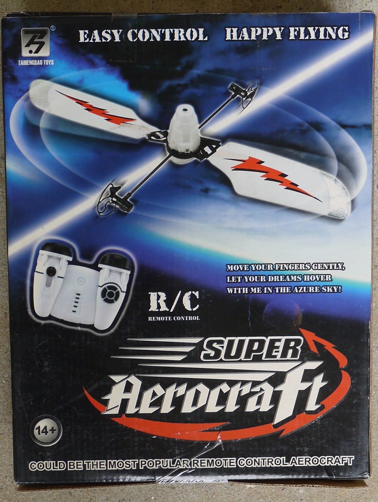 Super Aerocraft Remote Control Taihengbao Toys #1003 NEW