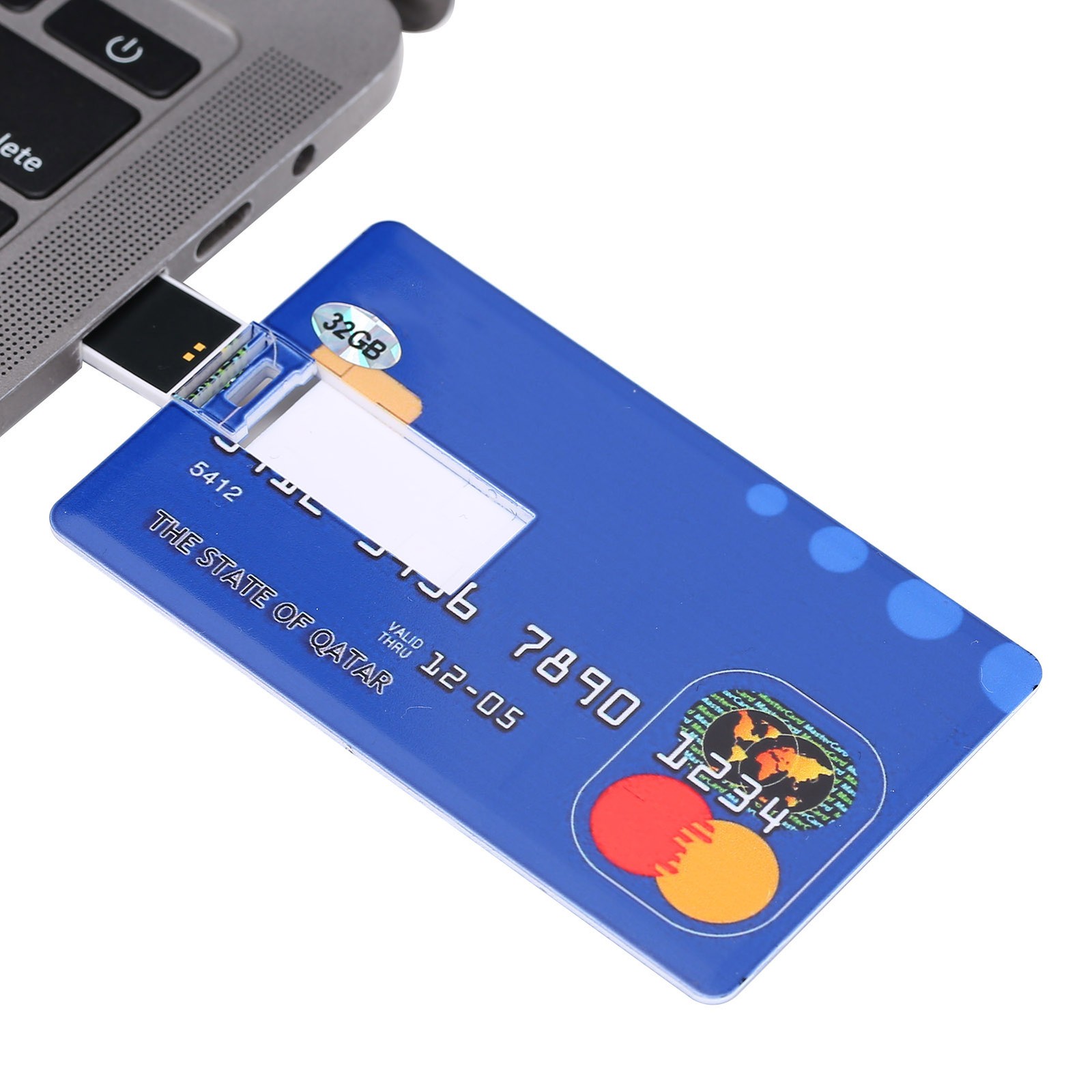 Unique 32GB USB Flash Drive Exquisite Card Shape For School Office Excellent