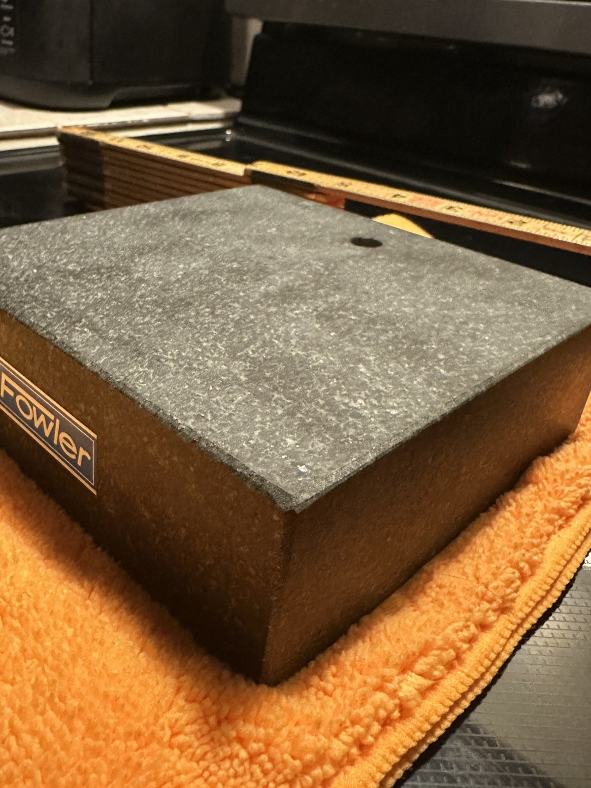 Fowler Granite Surface Plate 6x6x2 in Gray