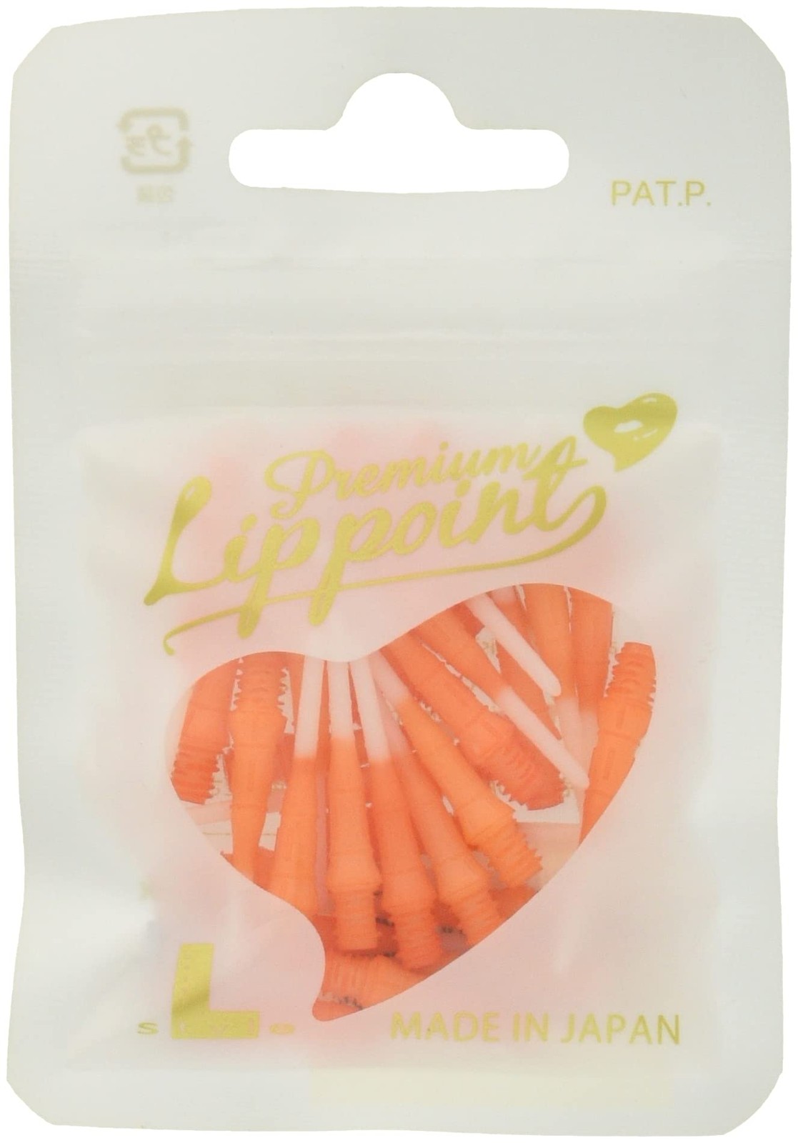LSTYLE Premium Lippoint – 2-Tone Orange – 30 Count – Regular Length – Soft Ti...