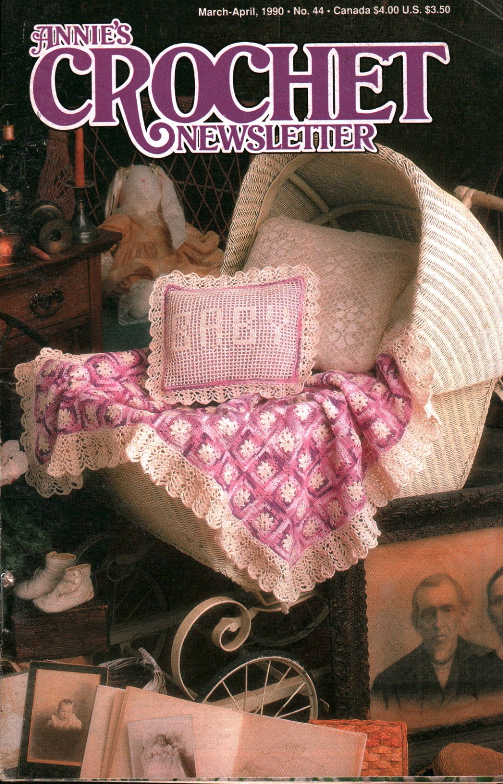 Annie's Crochet Newsletter Magazine | March-April 1990 No. 44