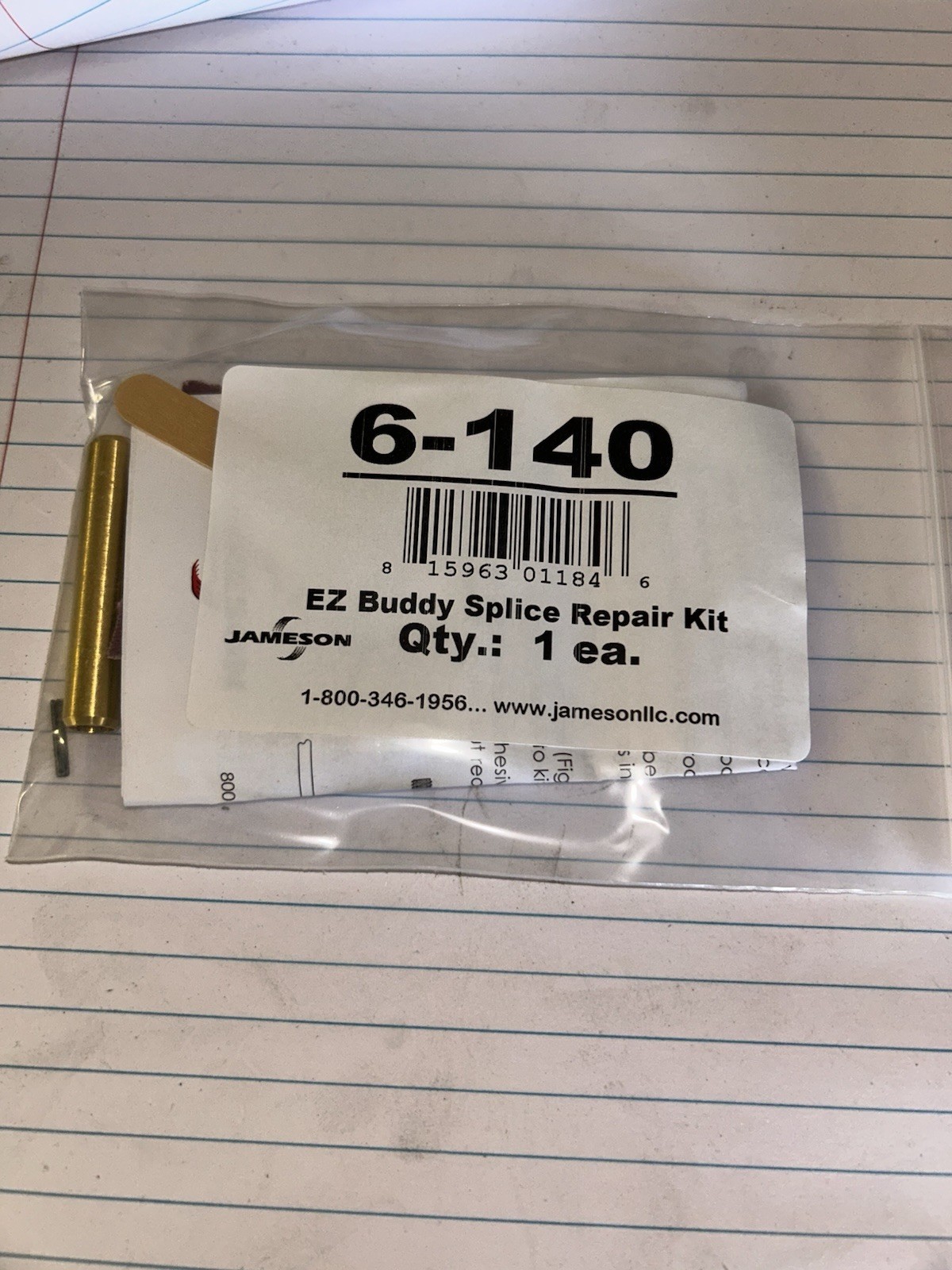 JAMESON 6-140 Easy Buddy Splice Repair Kit