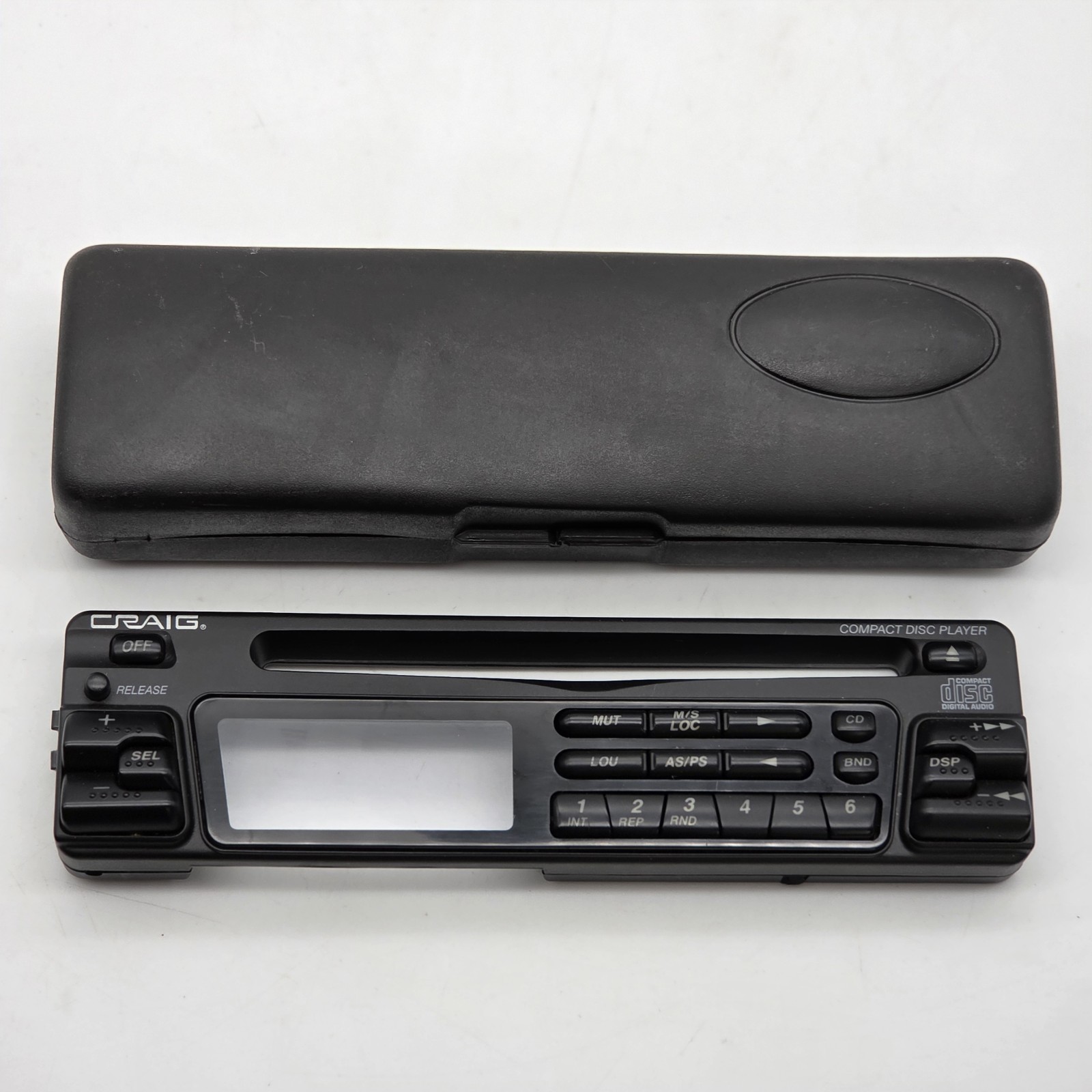 CRAIG Replacement Faceplate & Case For Car Stereo Compact Disc Player Untested