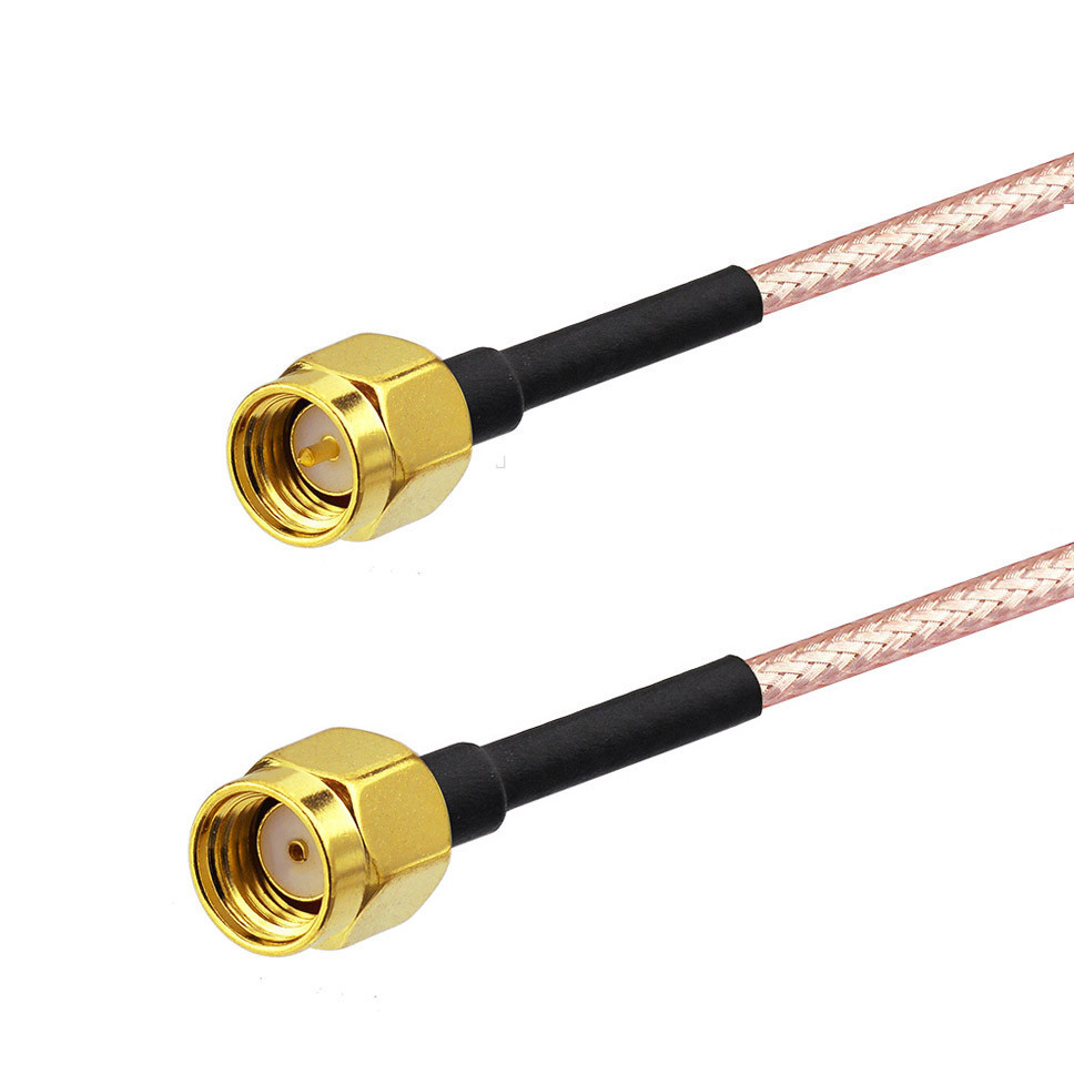 SMA Male to RP-SMA Male Coax Pigtail Cable RG316 Extension Cable 60cm for Radio