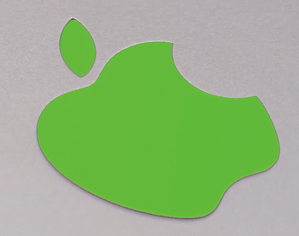Macbook Neo Apple Lime Green Color Changer Decal - Opaque Vinyl Decal Sticker
