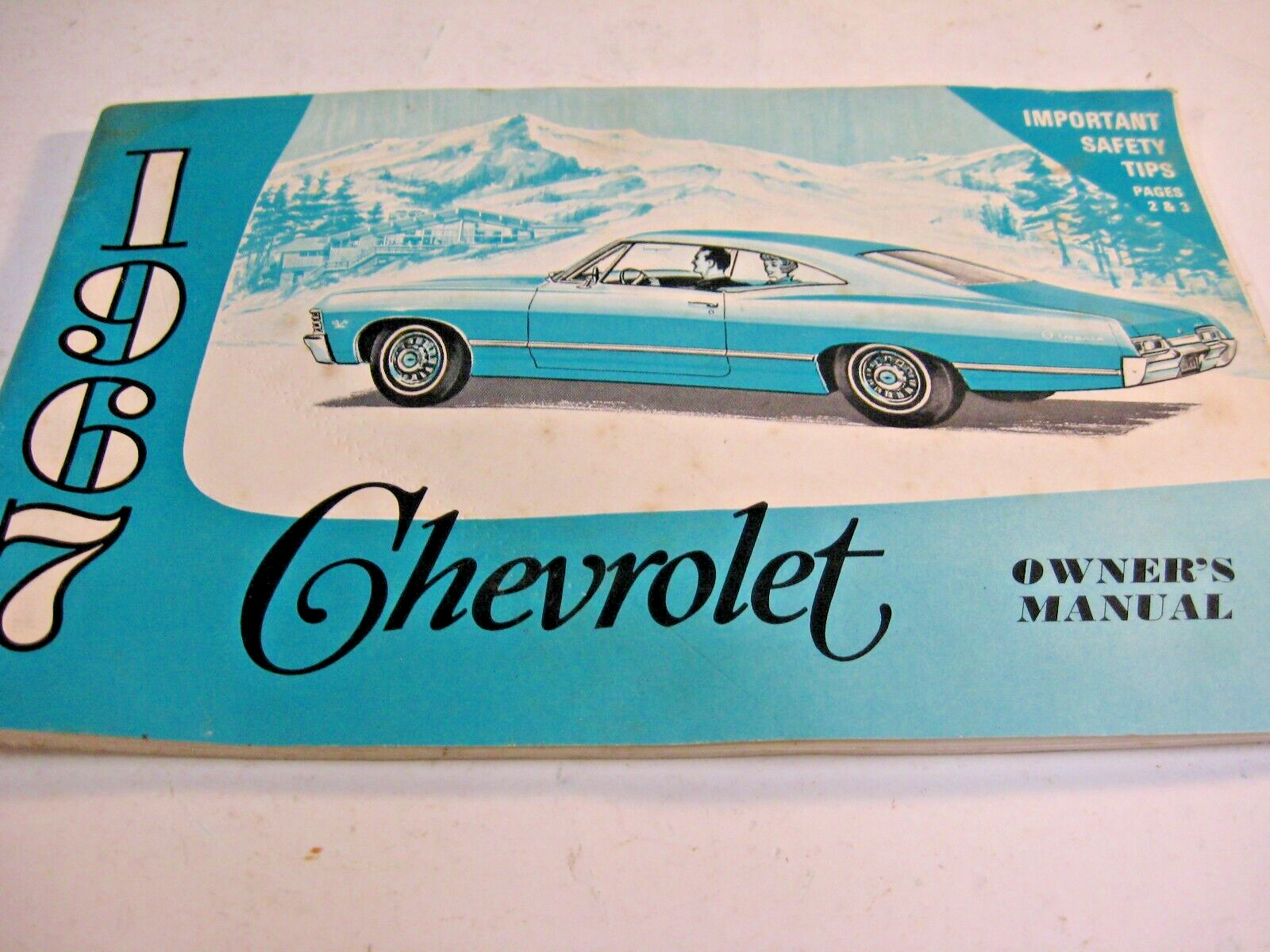 1967 Chevrolet Owner Manual  Glove Box Type