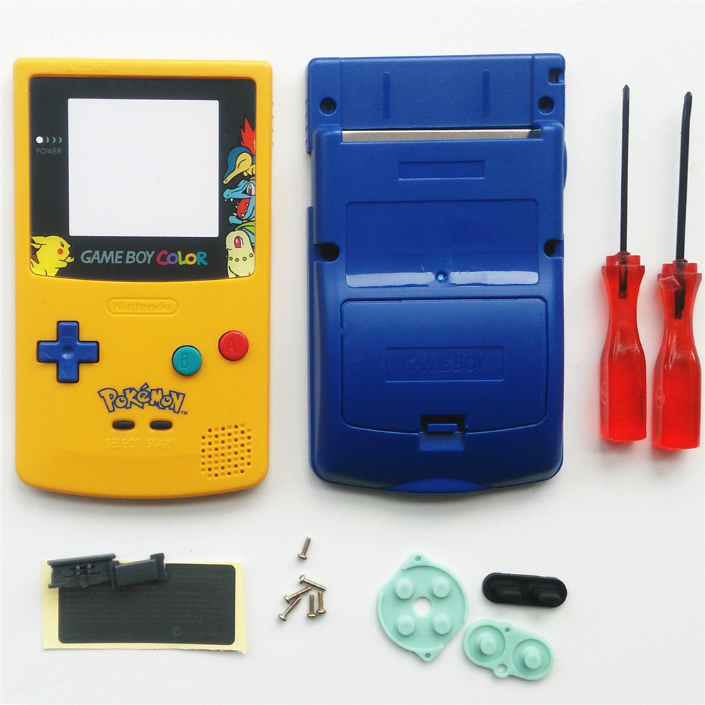 Pokemen And Eeveee Limited Edition Shell Case For Nintendo Game boy Color GBC
