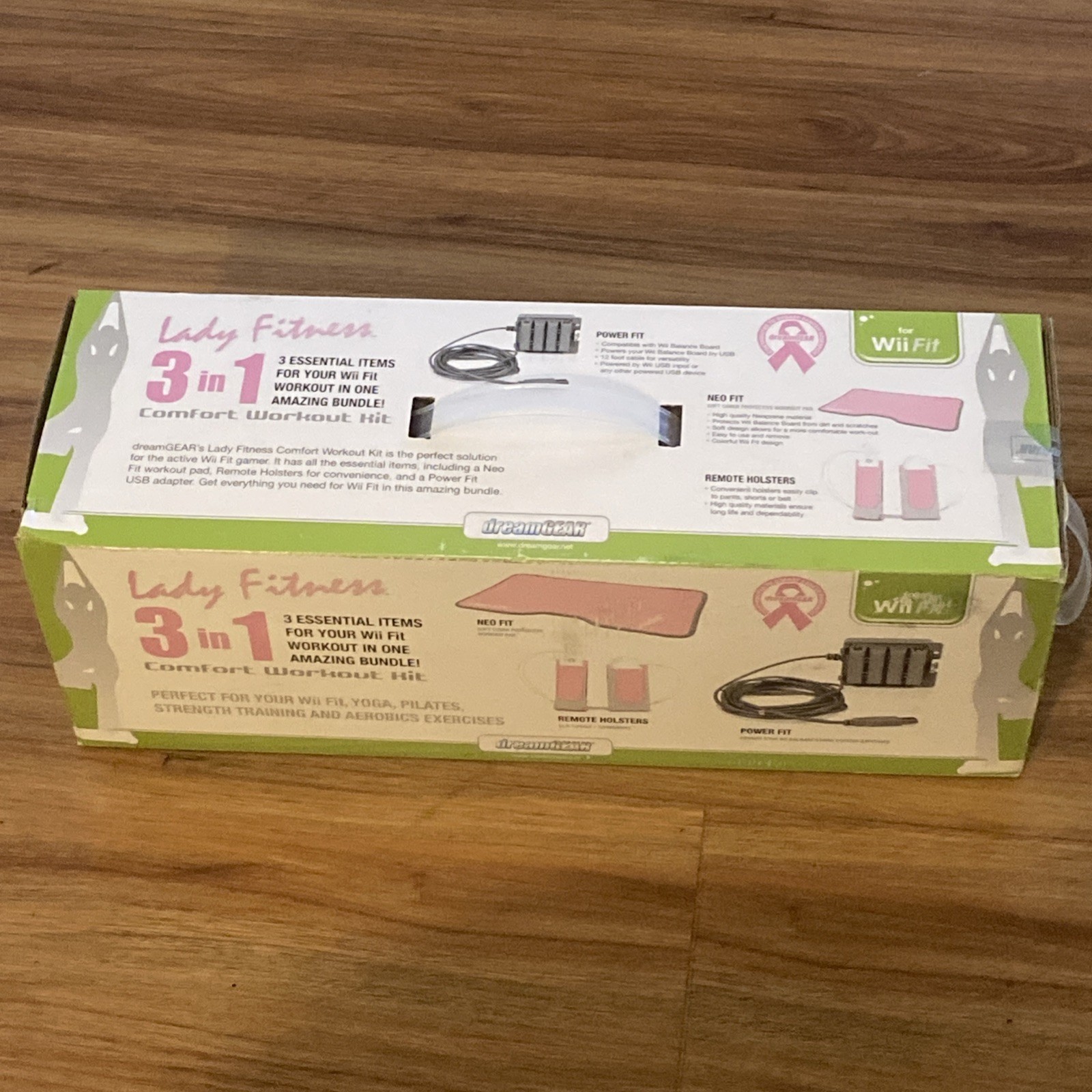 Wii Fit Lady Fitness 3 In 1 Workout Kit (dreamGEAR) Sealed - NIB -NEW