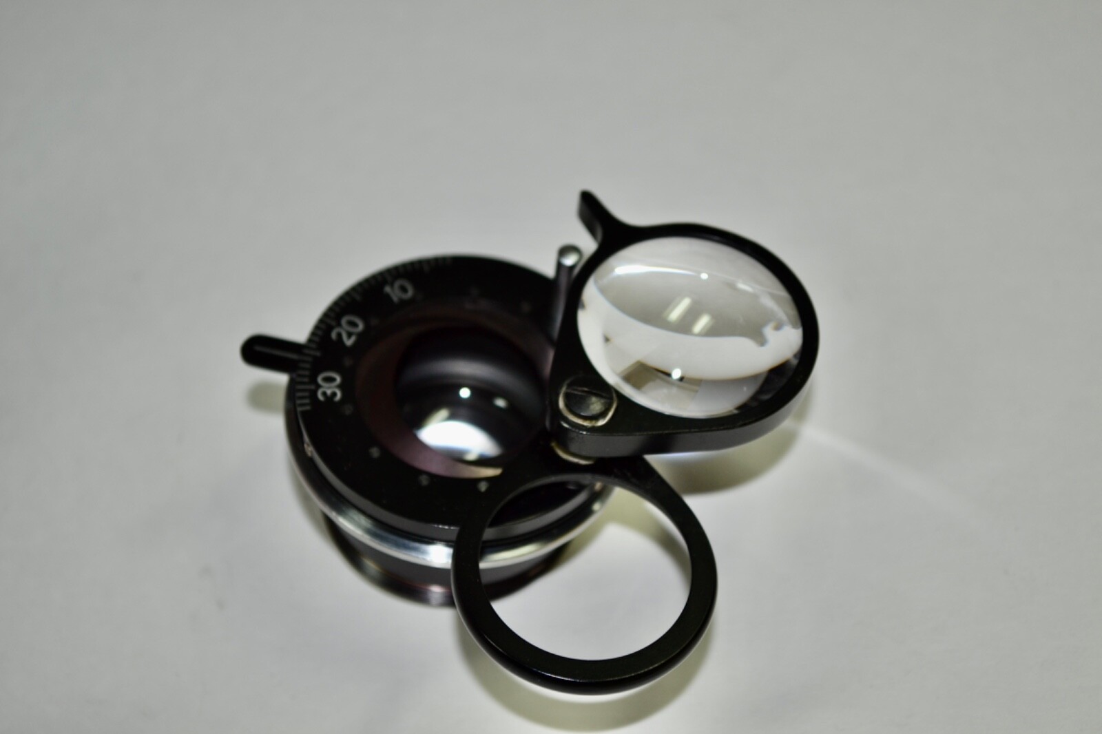 Zeiss Jena Swing-Flip Iris Aperture Condenser 1,2 Screw Base Microscope Parts