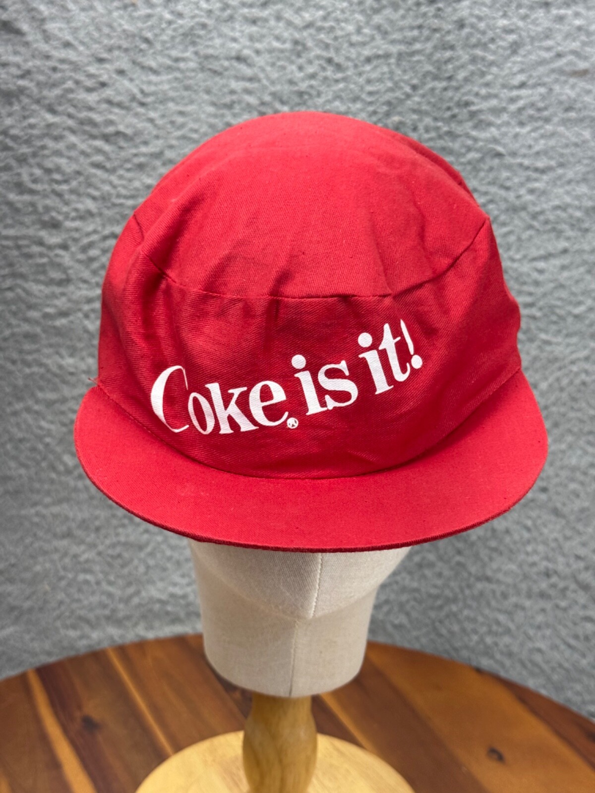 Coke Is It Coca Cola Delivery Cotton Hat Cap Red White Vintage Advertisement