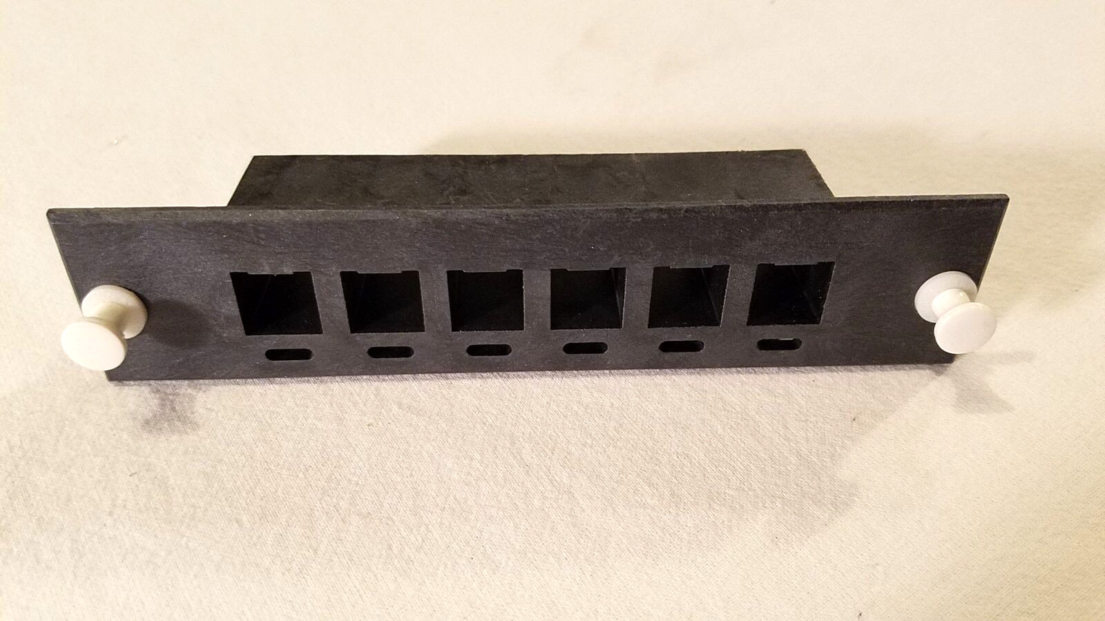 1278328-3 Snap-in Adapter Plate MT-RJ Single Jacks 12-Fiber, 6 MT-RJ