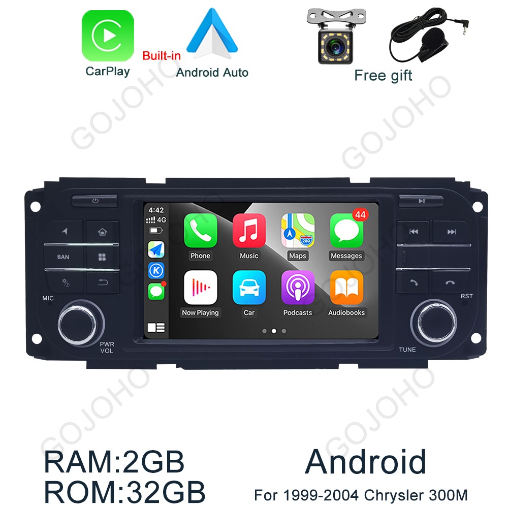 For 2004-2007 Chrysler Town & Country CarPlay Android Car Stereo Radio GPS WIFI