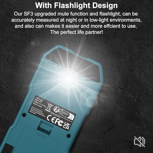 Stud Finder Wall Scanner Detector with Pro Smart Sensor,Audio Alarm and HD